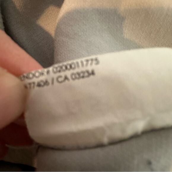 Club Monaco Carpenter Shirt Cloud Gray Silver Long Sleeve Button Front Top SMALL - Picture 11 of 13